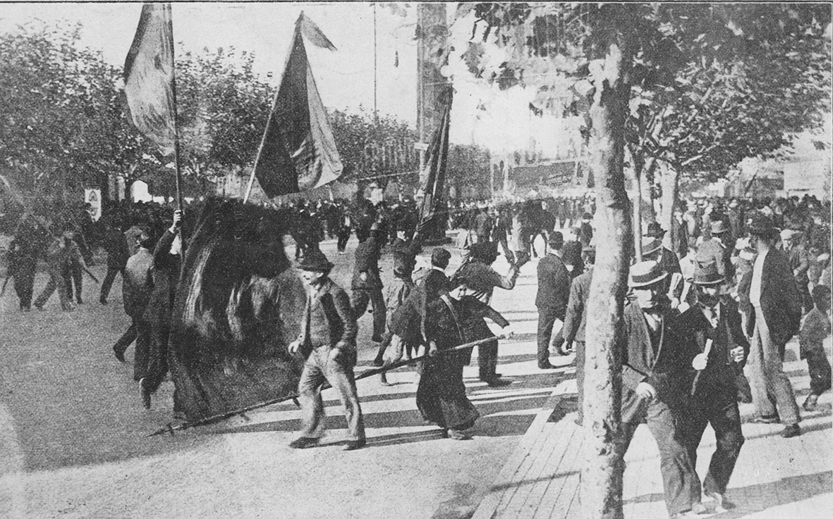 manifestación 1909